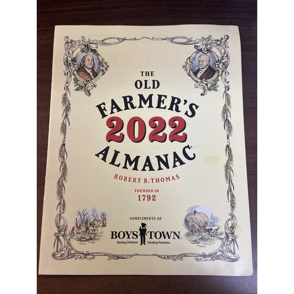 The Old Farmer's Almanac‎ 2022 Boys Town Fun Facts BoysTown